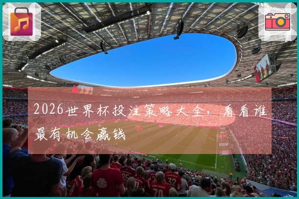 2026世界杯投注策略大全，看看谁最有机会赢钱